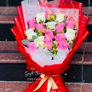 primeum Artificial ROSE Bouquet