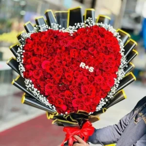 Heart shape bouquet